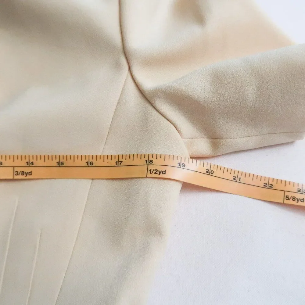 Emily Light Yellow Skirt Suit Size 12